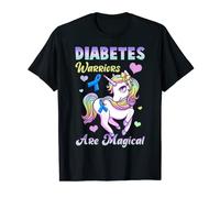 Diabetes Warriors Are Magical Unicorn Diabetes Awareness T-Shirt