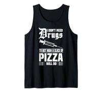 Diabetic Awareness Month Type 2 Diabetes Disease Pizza Lover Tank Top