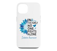 diabetic Awareness sunflower support diabetes type 1&2 Case for iPhone 13