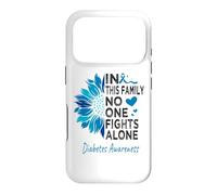 diabetic Awareness sunflower support diabetes type 1&2 Case for iPhone 17 Pro