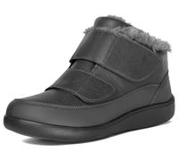 Diabetic Boots Winter Men Womens Extra Wide Adjustable Grey