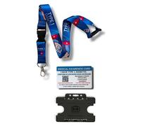 Diabetic/Diabetes Awareness Lanyard with Diabetes Aweness Card & Card Holder (Type 1)
