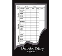 Diabetic diary Log book: Daily Glucose Blood Sugar Monitoring Tracker; Record Blood Sugar Levels (Before & After) Organizer & Professional Logbook For 2 year.
