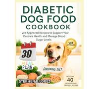 DIABETIC DOG FOOD COOKBOOK: Vet Approved Recipes to Support Your Canine Health and Manage Blood Sugar Levels