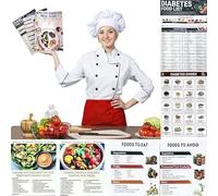 Diabetic Food Chart and Meal Planner, Fodmap Chart, Comprehensive Diabetic Food List with Low Glycemic Index, Healthy Diet Food Guide and Nutrition Food Guide for Effective Meal Planning