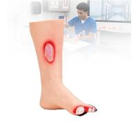 Diabetic Foot and Leg Care Model, 3D Pathological Foot Model for Podiatry Education, Teaching Guide for Nursing Classroom and Clinical Lab