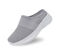 Diabetic-Friendly Backless Trainers Women | Air Cushion Slip-On Walking Shoes with Extra Wide Toe Box | Orthopedic Support Mules Comfort for Swollen Feet Comfy