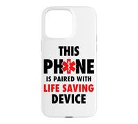 Diabetic Insulin Dependant Medical Alert T1D Diabetes type 1 Case for iPhone 15 Pro Max