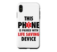 Diabetic Insulin Dependant Medical Alert T1D Diabetes type 1 Case for iPhone XS Max