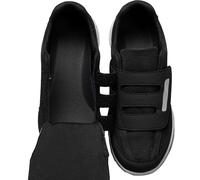 Diabetic Shoes for Men and Women Extra Wide Width Adjustable Sneakers for Swollen Feet Soft Sole Orthopedic Slip On Walking Shoes(Black,9 UK)