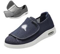 Diabetic Shoes for Men Extra Wide Width Women Slip on Lightweight Walking Shoes Adjustable Slippers for Arthritis Swollen Edema Feet Indoor Outdoor