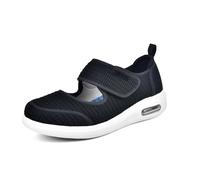 Diabetic Shoes for Women Backless Bunion for Summer Disability Swollen Feet Womens for with Arthritis in the Memory Foam Extra Wide Sandals Ladies Sport and Outdoor Trainers(Black,7.5 UK)