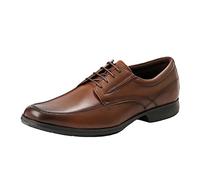 Diabetic Shoes Men Size 47 Breathable Comfortable Business Lace-Up Shoes for Work Leisure Plain Leather Shoes for Men Men Shoes Autumn, brown, 10 UK