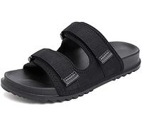 Diabetic Slippers Men Womens Swollen Feet Walking Shoes,Adjustable Edema Shoes Ladies Extra Wide Comfy Sandal Orthopaedic Comfort Sandals Elderly for Unisex Size-Black||44 EU