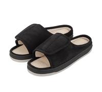 Diabetic Slippers Women Men Extra Wide Fit Edema Swollen Sandals Adjustable Open Toe Surgical Orthopaedic Shoes Elderly Anti Slip Memory Foam Shoes Breathable Summer Slipper Comfort Elderly Footwear