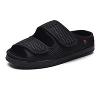Diabetic Slippers Women Men Extra Wide Fit Swollen Feet Sandals Shoes Surgery Shoes Memory Foam Sandals Adjustable Open Toe Sandals Arthritis Edema Shoes Comfort Elderly Slippers Orthopedic Footwear