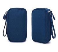 Diabetic Supplies Bag Travel Case Organizer for Insulin Pens, Blood Sugar Test Strips, Glucose Meter, Lancets, Lancing Device, Needles, Syringes, Alcohol Wipes, Diabetes Testing Kit Case (Dark Blue)