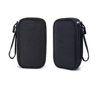 Diabetic Supplies Travel Case Storage Bag Organizer for Test Strips, Insulin Pen, Glucose Meter, Lancing Device, Lancets, Medication, Needles, Syringes, Alcohol Wipe, Diabetes Testing Kit Case (Black)