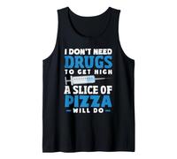 Diabetic Type 2 Diabetes Disease Pizza Lover Tank Top
