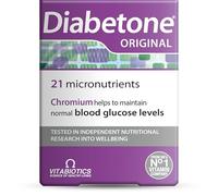 Diabetone Original Formula Supports Glicemia Control and Diabetes Management Supplement - 30 Tablets, 30-Day Supply, by Vitabiotics