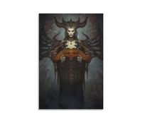 Diablo 4 Poster Game Poster Lilith Picture Print Canvas Poster Wall Paint Art Posters Decor Modern Home Artworks 16x24inch(40x60cm)