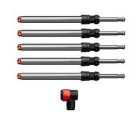 Diablo Amped Rebar Demon SDS-Plus 4-Cutter Full Carbide Head Dust Extraction Hammer Drill Bit - 3/4" Diameter, 14" Length, 8" Working Length, 5-Pack - DMAPLA4560-S6