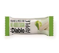 Yoghurt-coated muesli bar with no added sugar Diablo Sugar Free Apple, 30 g