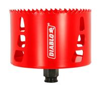 Diablo Bi - Metal Hole Saw with Variable Tooth Design for Faster Cuts - Fits with Snap-Lock Plus Mandrel System - 4" Diameter, 2-3/8" Length - DHS4000