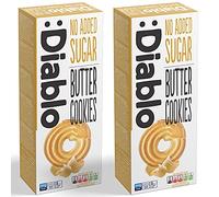 Diablo Butter Cookies |No Added Sugar| Sweetened with Maltitol |135g (Pack oF 2)
