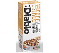 Diablo Chocolate Striped Peanut Cookies |Sugar Free| Sweetened with Maltitol | Biscuit Hamper and Multipacks Available - Perfect for Gifting | 150g (Pack Of 2)