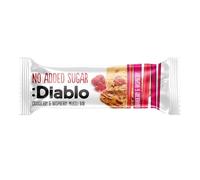 Diablo Cranberry & Raspberry Muesli Bar - No Added Sugar Healthy Snacks Breakfast Bar Sweetened with Maltitol, Low Sugar Snacks Food Great for Gifting, Work, School, or Travel - 30g (Pack of 1)