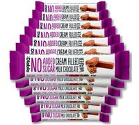 Diablo Cream Filled Milk Chocolate Wafers - No added Sugar, Maltitol Sweetened Treat, Individually Wrapped Biscuits Hamper Basket Ready Snack Pack, Perfect for Gifting - 30g, Pack of 12