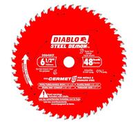 Diablo D0648CFA 6.5" x48T Steel Demon Ferrous Cutting Circular Saw Blade 2-Pack