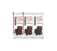 Diablo Dark Chocolate with Sweetener | Sweetened by Maltitol | No Added Sugar | 85g (Pack Of 3)