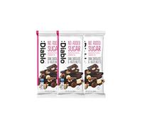 Diablo Dark Chocolate with Hazelnuts | Sweetened with Maltitol | Sugar Free| Perfect for Gifting | 85g (Pack of 3)