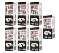 Diablo Dark Cookies With Milk Cream Filling Covered in White Glaze |No Added Sugar | Sweetened with Maltitol | Perfect for Gifting | 128g (Pack Of 7)