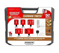 Diablo Demo Demon® Carbide Teeth Rough-In Hole Saw Set (8-Piece)