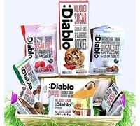Diablo Diabetic 0 Sugar Hamper Box Sweets Cake Cookies Bar Bars Present Set Snack Sweet Basket