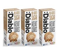 Diablo Hazelnut Cookies |No Added Sugar| Sweetened with Maltitol | 135g (Pack Of 3)