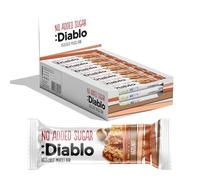 Diablo Hazelnut Muesli Bar - No Added Sugar Healthy Snacks & Breakfast Bar Sweetened with Maltitol, Low Sugar Snacks Food, Great for Gifting, Work, School, or Travel - 30g Each (Pack of 28)
