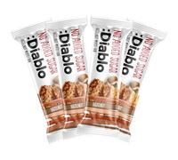 Diablo Hazelnut Muesli Bar | No Added Sugar | Sweetened with Maltitol | Breakfast Bars | 1 Bar 30g (Pack Of 4, Hazelnut)