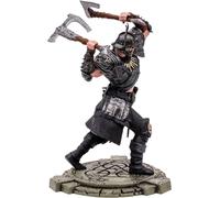 McFarlane Toys Diablo IV Death Blow Barbarian 1:12 Scale Posed Figure with Interchangeable Head, 4 Weapons, Display Base, and Mystery Weapon - Harness the Power of the Barbarian