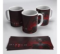 DIABLO IV Game Mug with Design Diablo IV Inarius Angel Devil Mug Ceramic 12oz