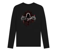 Diablo IV Inarius Black Long Sleeve T-Shirt (Front & Back Design) | Size: 2XL Diablo IV Black 2XL
