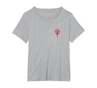 Diablo IV Inarius DP Blizzard Entertainment Gaming 2024-4821 T-Shirt, Women's Plus, Heather Grey, 1X