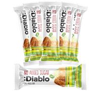 Diablo Lime Muesli Bar - No Added Sugar Healthy Snacks & Breakfast Bar Sweetened with Maltitol, Low Sugar Snacks Food, Great for Gifting, Work, School, or Travel - 30g Each (Pack of 6)