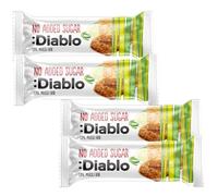 Diablo Lime Muesli Bar | No Added Sugar | Sweetened with Maltitol | Breakfast Bars | Diabetic Friendly Hamper Available - Perfect for Gifting | 1 Bar 30g (Pack Of 4)
