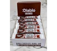 Diablo Milk Chocolate Aero Bubbles Bar - No Added Sugar, Gluten Free, Sweetened with Stevia Chocolate Bar Hamper Basket Available - Perfect for Gifting Candy Bars - 30g - 24 Pack