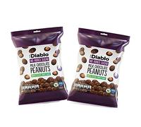 Diablo Milk Chocolate Peanuts |No Added Sugar| Sweetened with Stevia | Diabetic Chocolate Hamper Basket Available - Perfect for Gifting | 40g (Pack Of 2)