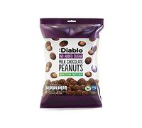 Diablo Milk Chocolate Peanuts |No Added Sugar| Sweetened with Stevia | Diabetic Chocolate Hamper Basket Available - Perfect for Gifting | 40g (Pack Of 1)